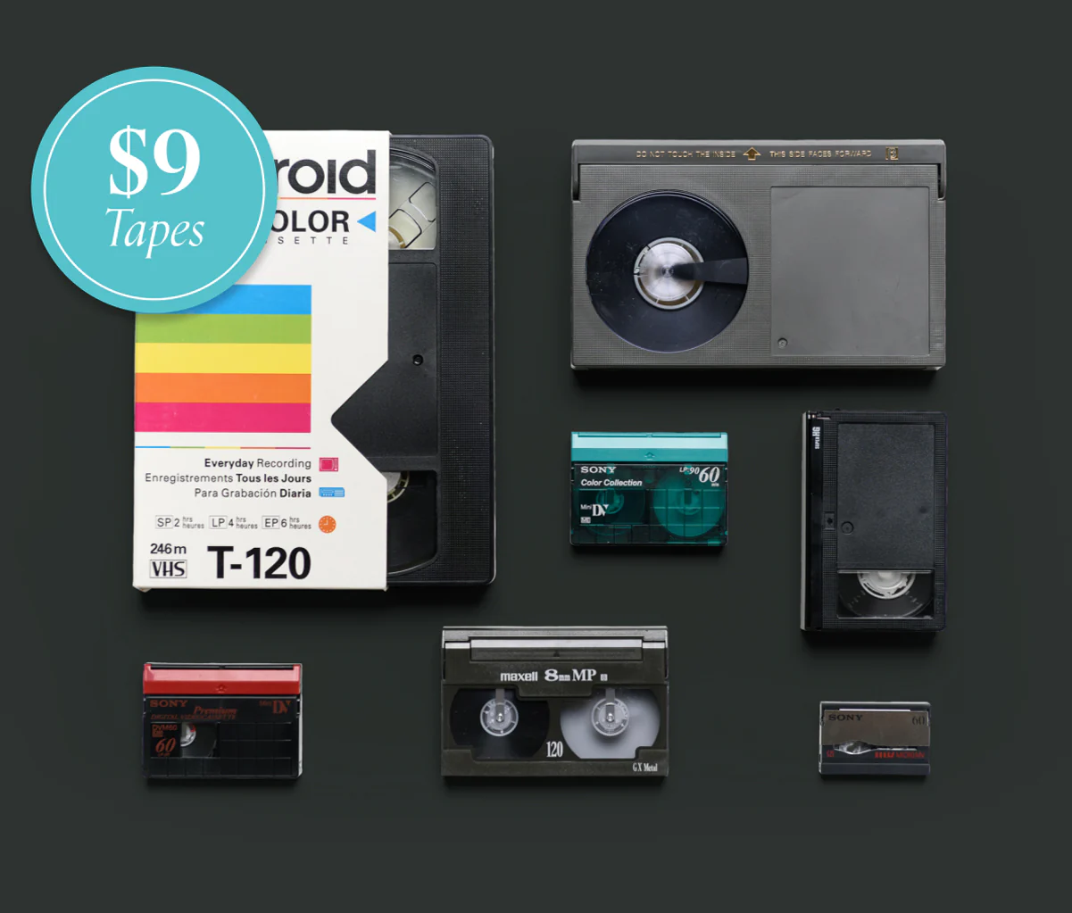 $8 Tape & Film Transfers - Image 5
